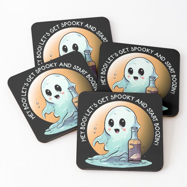 Item preview, CUTE GHOST WITH BOOZE designed and sold by Anto2030.