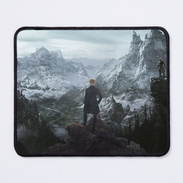 Item preview, Skyrim Landscape Wanderer above the sea fog designed and sold by CPUCooler.
