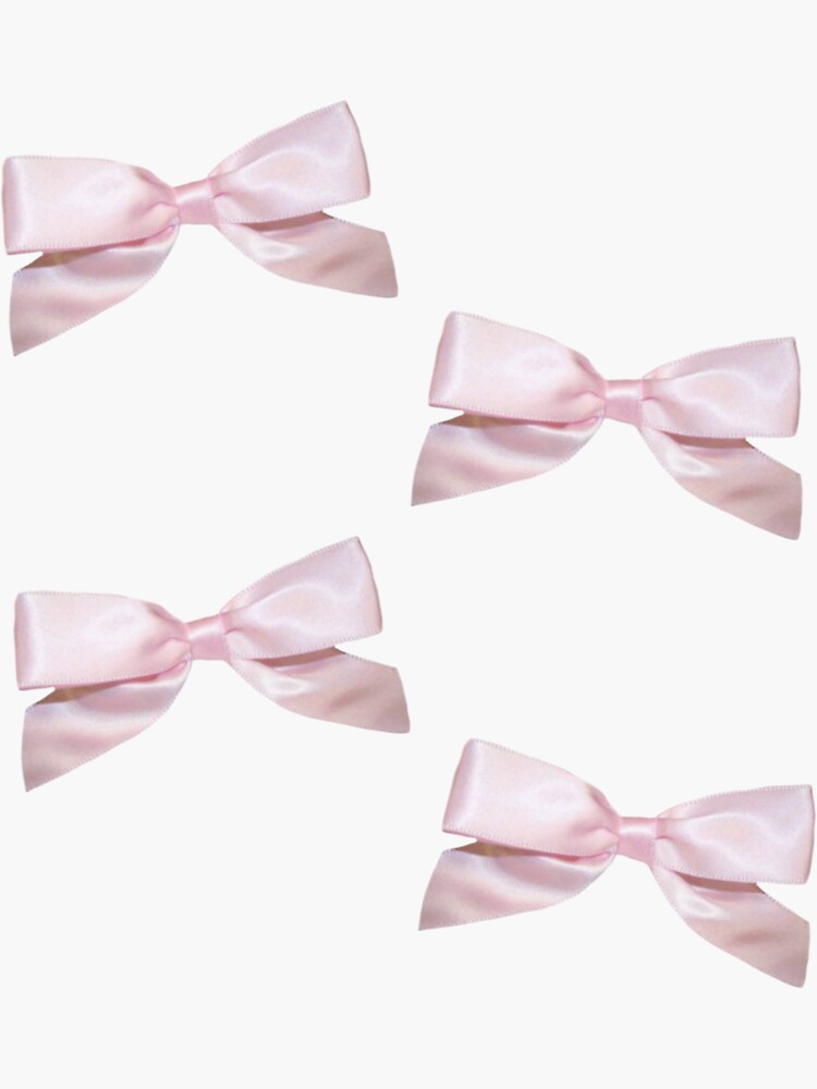 Coquette balletcore ribbon bow  Sticker for Sale by Pixiedrop