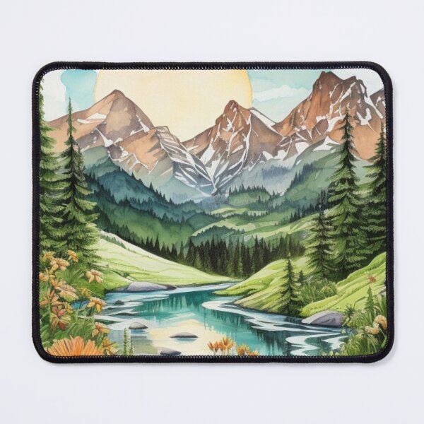 Item preview, Summer Landscape in Tyrol designed and sold by MyMerryMary.