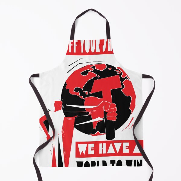 Item preview, Cast Off Your Shackles, We Have a World to Win designed and sold by ProlePrintShop.