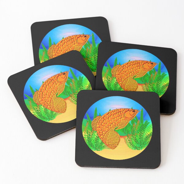 Aperçu de l'œuvre Logo de poisson Arowana 0208 créée et vendue par Nosnah.