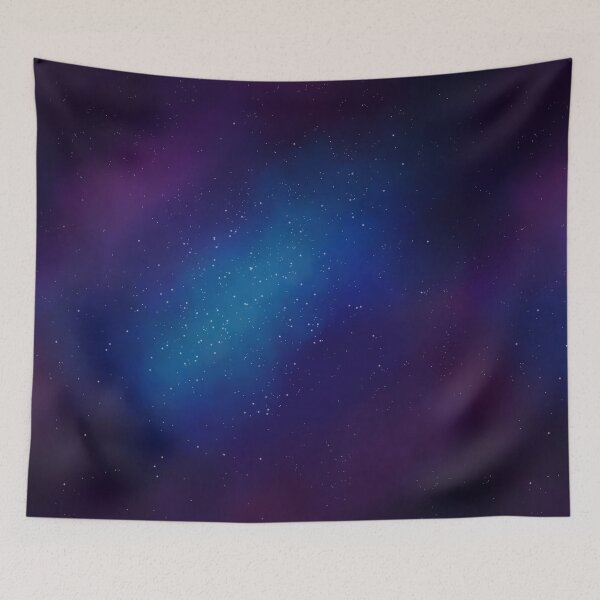 Item preview, Galaxy digital watercolour painting designed and sold by AmyJStickers.