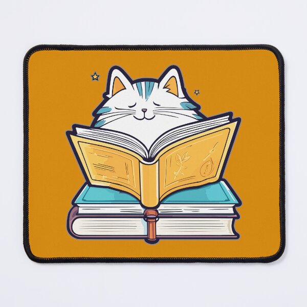 Item preview, Cat Reading to Kill a Mockingbird - Cute Funny Cat designed and sold by FridPix.