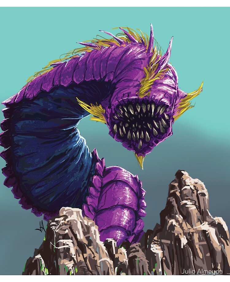 purple worm d&d