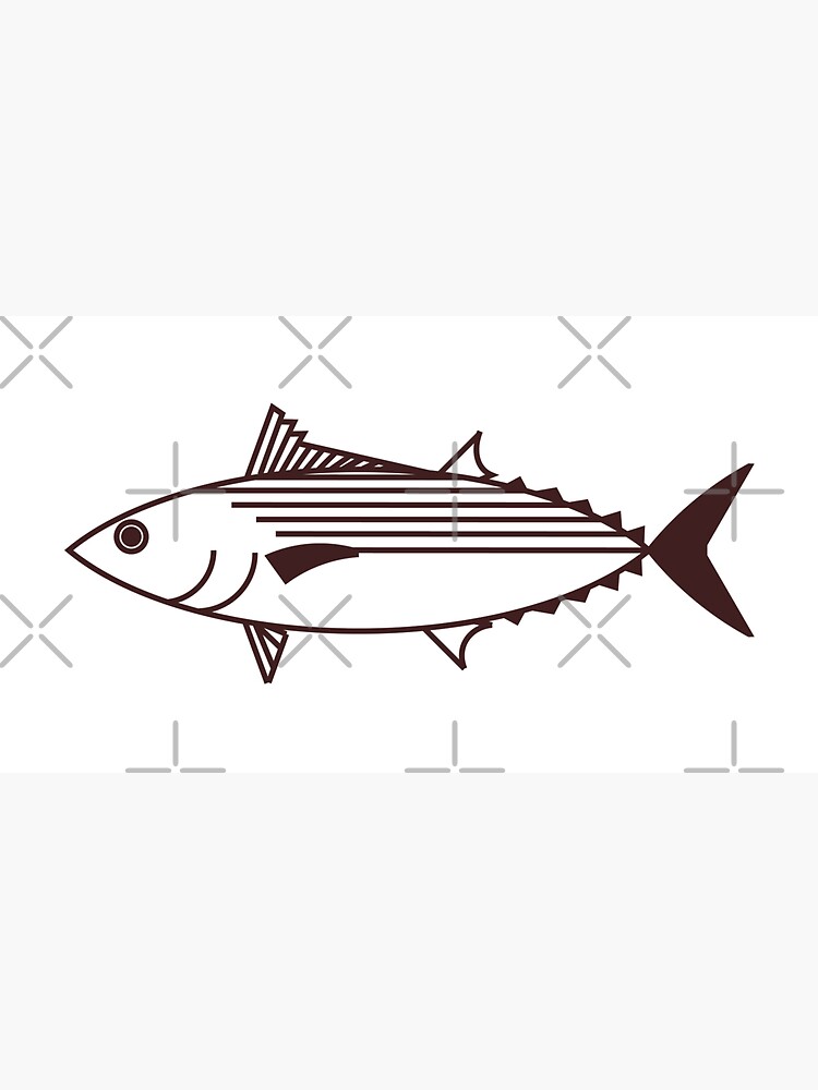 Cute Bonito Fish in Black Cap for Sale by fruttidimare