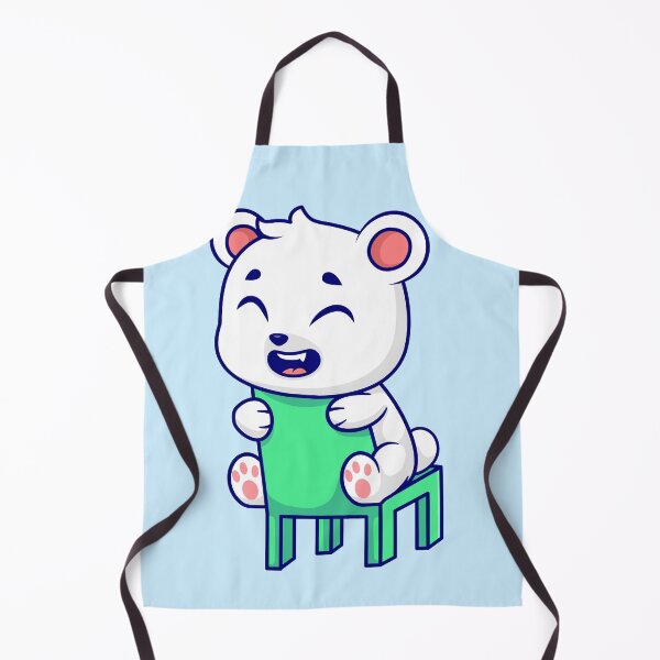 Item preview, Arctic siting polar bear Adventure: Cute Polar Bear sitting - Cartoon Illustration designed and sold by hjian8219.