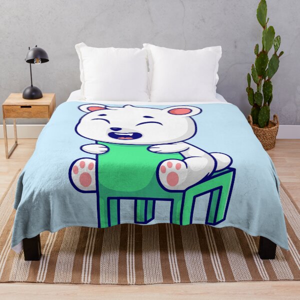 Item preview,  Arctic siting polar bear Adventure: Cute Polar Bear sitting - Cartoon Illustration designed and sold by hjian8219.