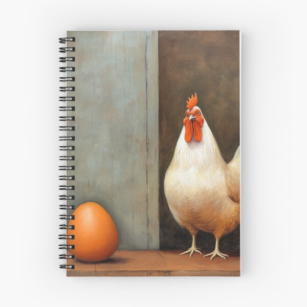 Item preview, White Hen Stands Guard Over Her Egg designed and sold by YoPedro.