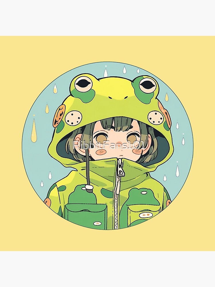 Kawaii Frog Lily Pad