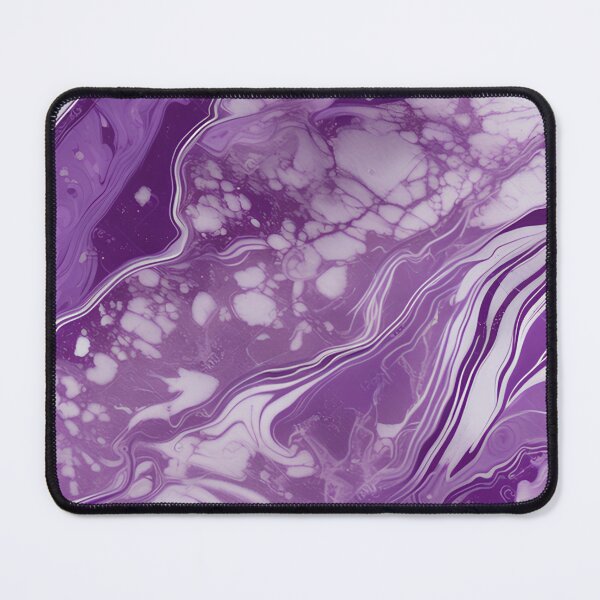 Item preview, Purple & White Marble Symphony #6 designed and sold by BirdsnStuff.