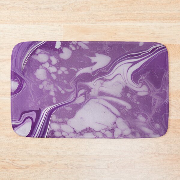 Item preview, Purple & White Marble Symphony #6 designed and sold by BirdsnStuff.