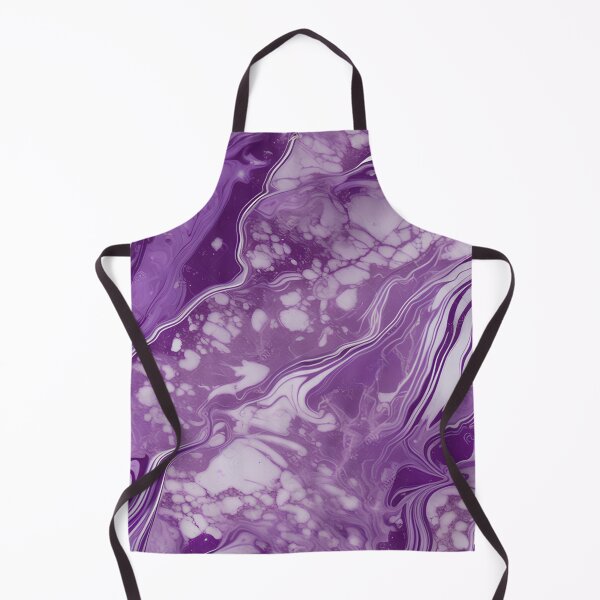 Item preview, Purple & White Marble Symphony #6 designed and sold by BirdsnStuff.