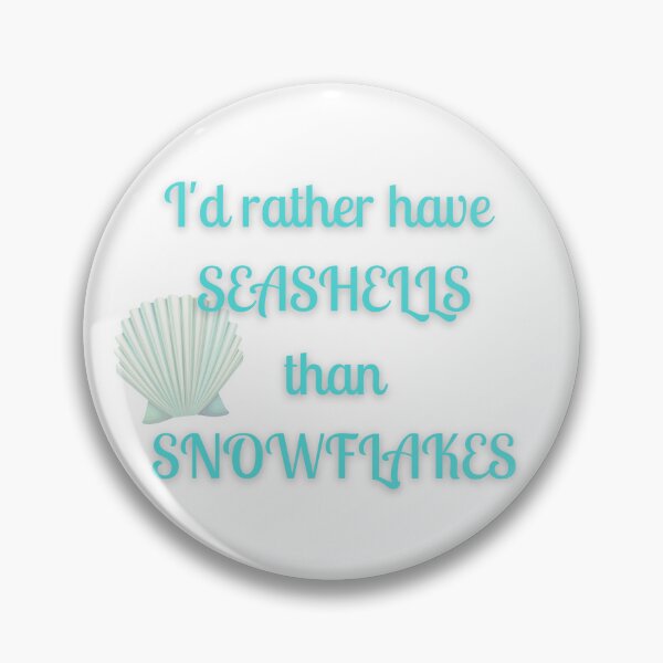 Item preview, Seashells not Snowflakes designed and sold by StephS12.