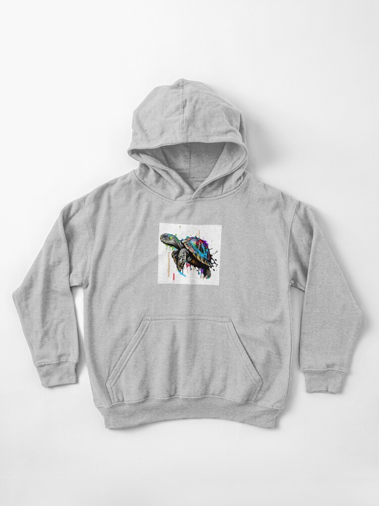 Drippy Turtle Kids Pullover Hoodie