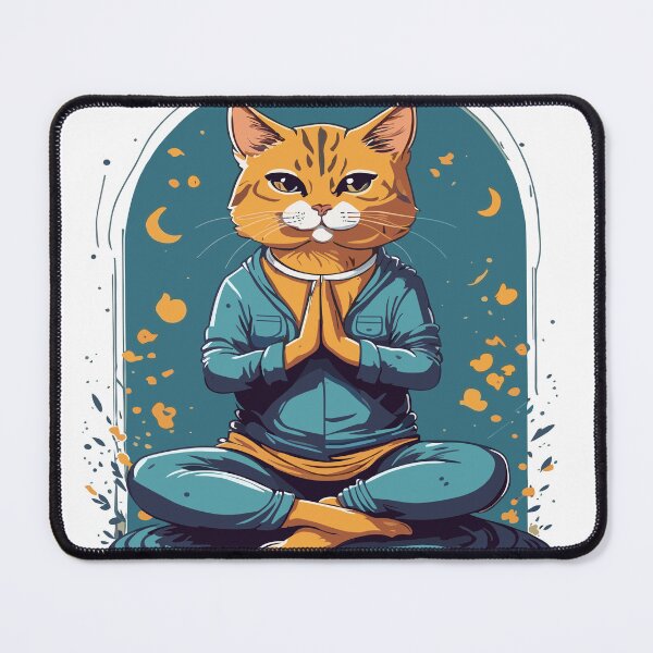 Item preview, Cat Yoga Pose designed and sold by lulucasgs.