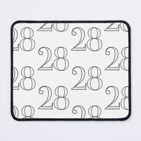 Item preview, Dotart/Dotwork illustration of Number 28 designed and sold by MagnetitaBySil.