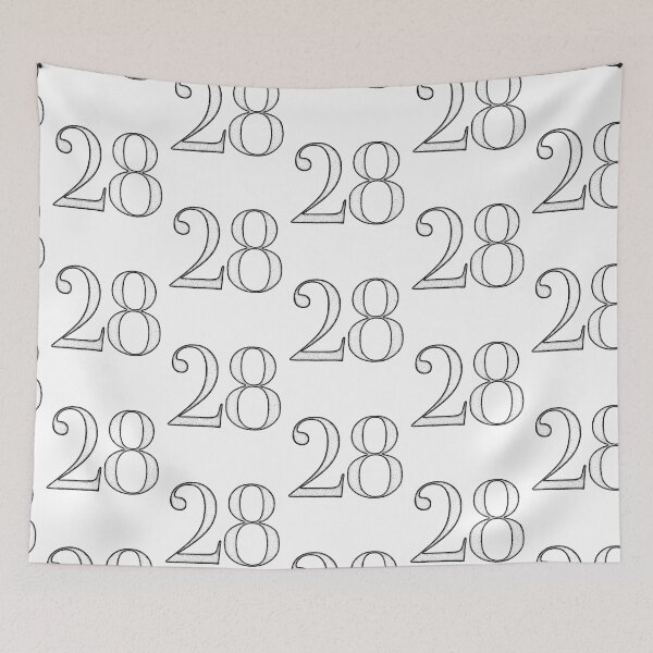 Item preview, Dotart/Dotwork illustration of Number 28 designed and sold by MagnetitaBySil.
