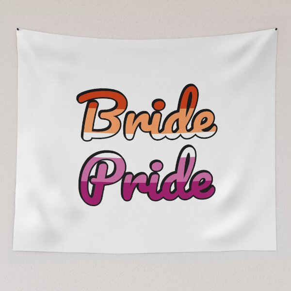Item preview, Bride Pride  - lesbian flag colors designed and sold by Inspirationmotivation.