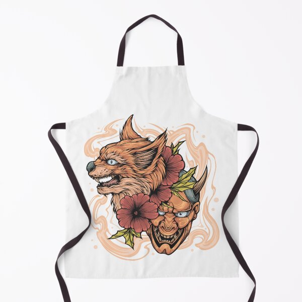 Item preview, Angry cat Illustration design with onimask designed and sold by SanXaloonk.