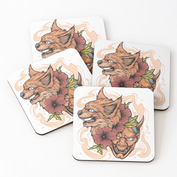 Item preview, Angry cat Illustration design with onimask designed and sold by SanXaloonk.