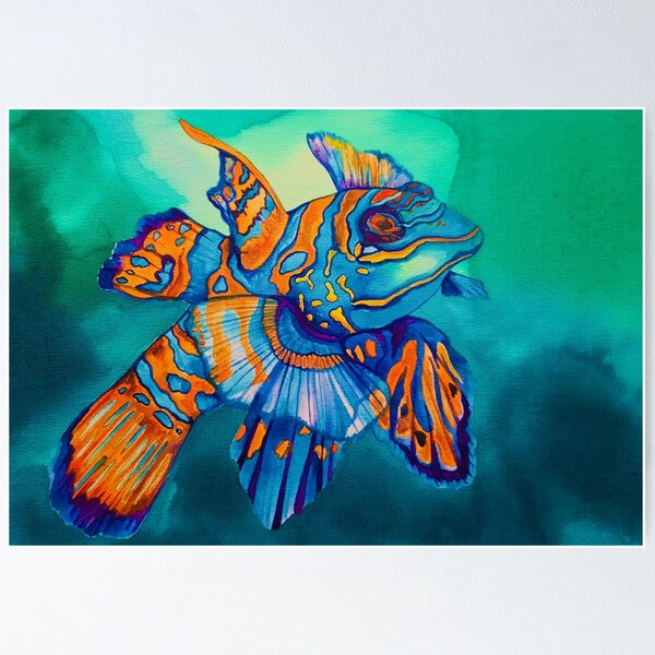 Item preview, Zesty Mandarin Fish designed and sold by Saltyartmia.