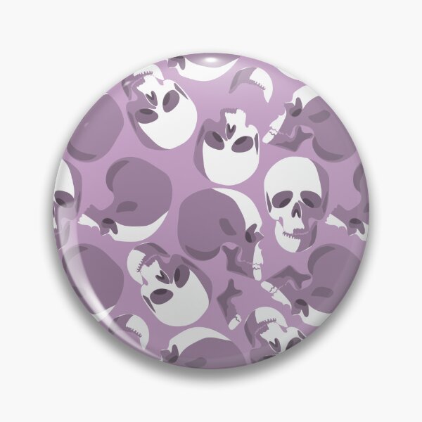 Item preview, pastel purple skull skeleton pattern  designed and sold by Gossip Rag.