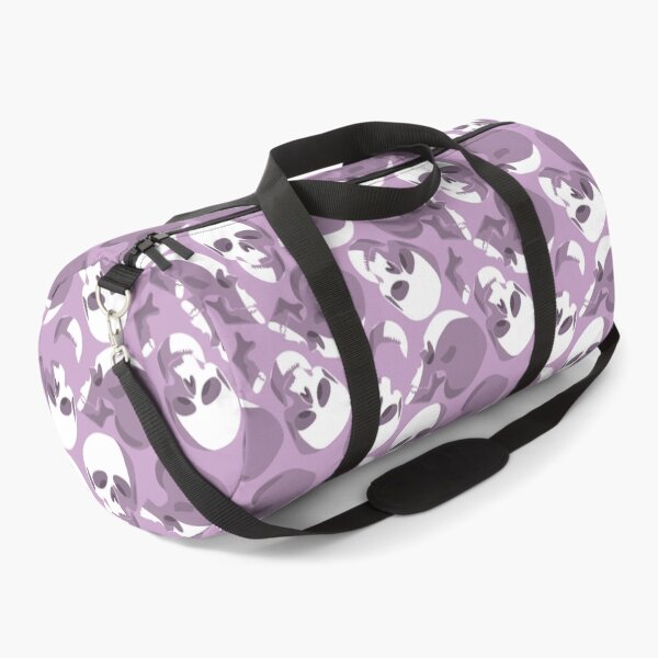 Item preview, pastel purple skull skeleton pattern  designed and sold by Gossip Rag.