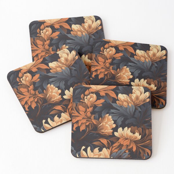 Item preview, Floral pattern fall autumn colors flowers  designed and sold by LilyBell6.