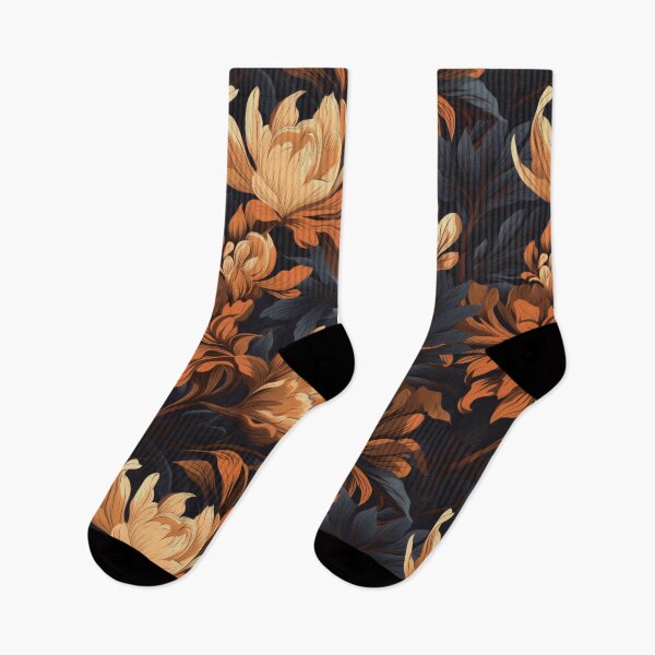 Item preview, Floral pattern fall autumn colors flowers  designed and sold by LilyBell6.