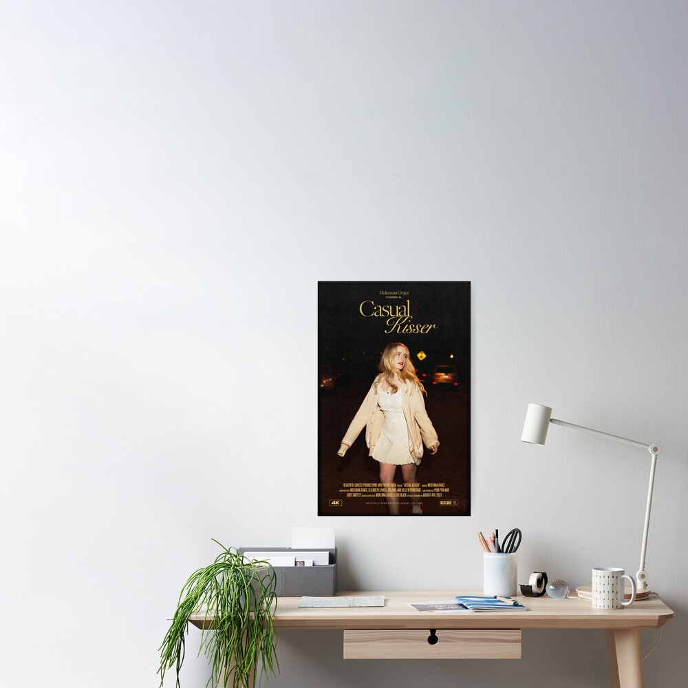 Casual Kisser  Poster for Sale by Mckenna Grace | Redbubble