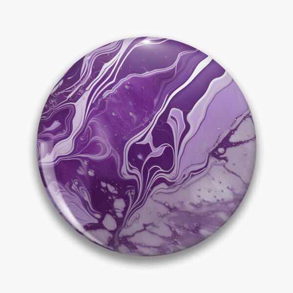 Item preview, Purple & White Marble Symphony #7 designed and sold by BirdsnStuff.