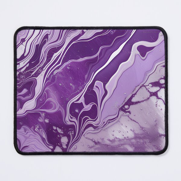 Item preview, Purple & White Marble Symphony #7 designed and sold by BirdsnStuff.