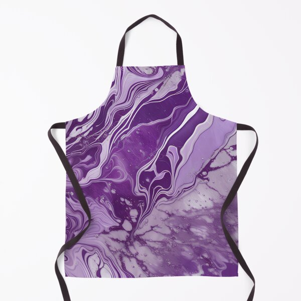 Item preview, Purple & White Marble Symphony #7 designed and sold by BirdsnStuff.
