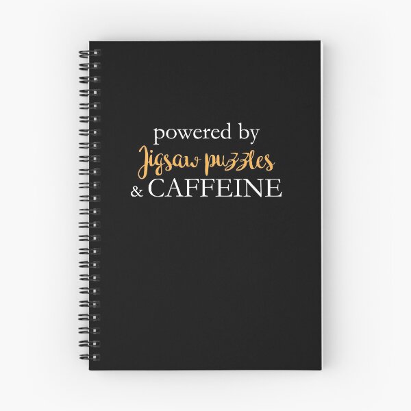 Item preview, Powered By Jigsaw Puzzles And Caffeine designed and sold by theredteacup.
