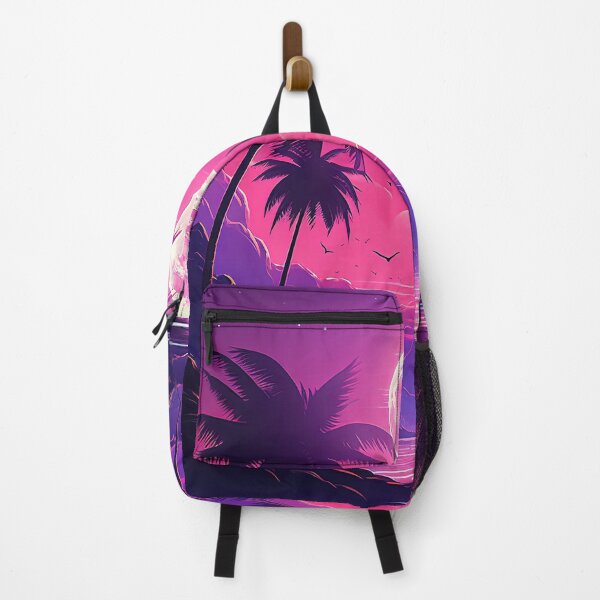 Item preview, Stellar Shores: A Synthwave Oasis at Sunset designed and sold by Mullet Monkey.