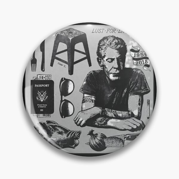 Item preview, Anthony Bourdain Vintage Illustration   	 designed and sold by pqyujldp7.