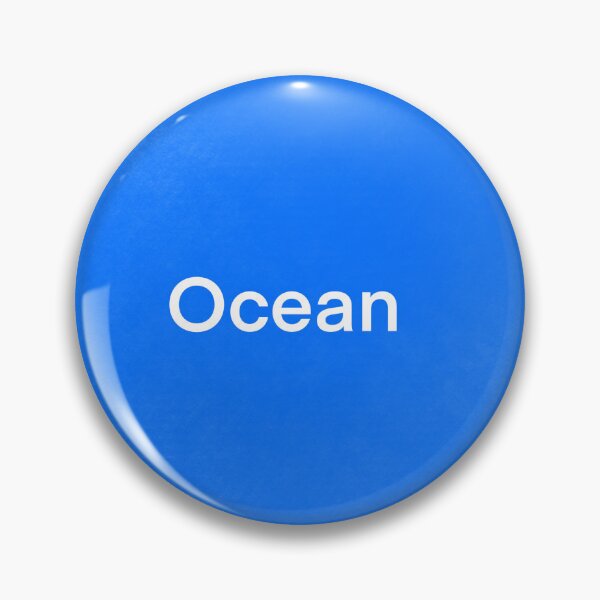 Item preview, The word ocean written down on the blue screen. designed and sold by lukesubbby.