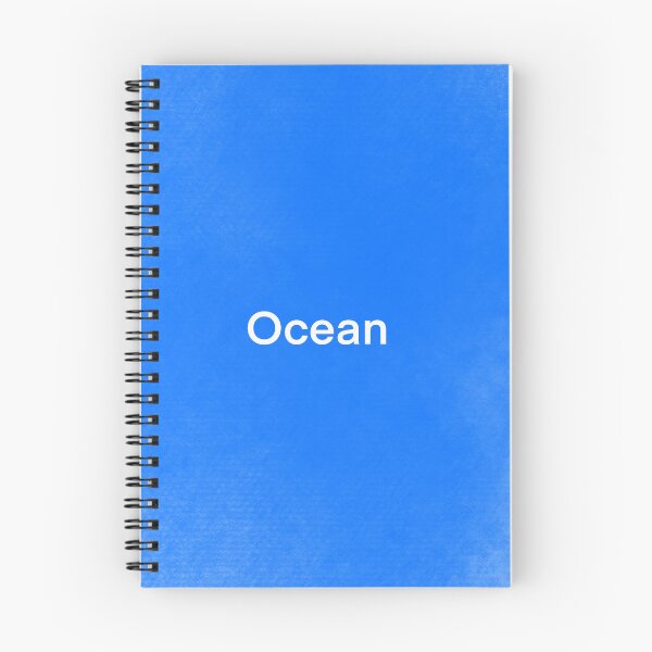 Item preview, The word ocean written down on the blue screen. designed and sold by lukesubbby.