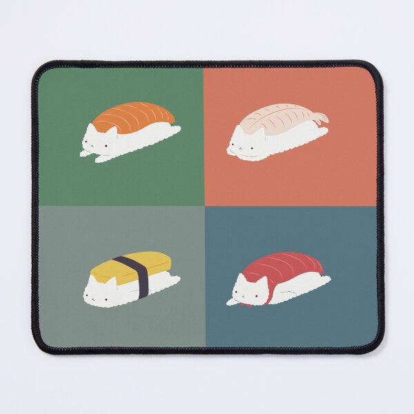 Item preview, Sushi Cat 2x2 designed and sold by ilovedoodle.