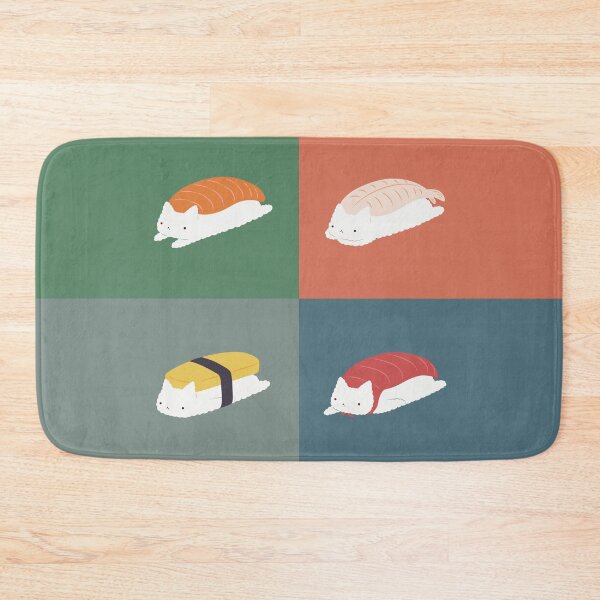 Item preview, Sushi Cat 2x2 designed and sold by ilovedoodle.