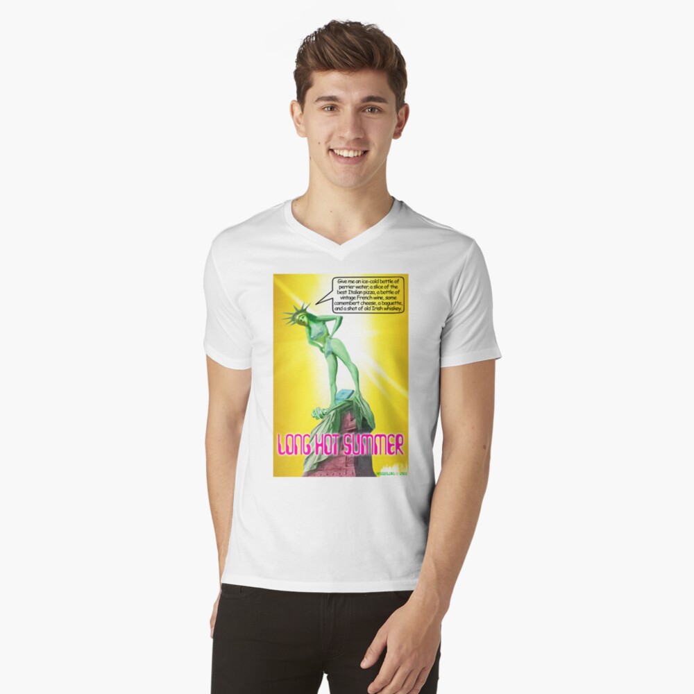 Item preview, V-Neck T-Shirt designed and sold by Artoons-org.