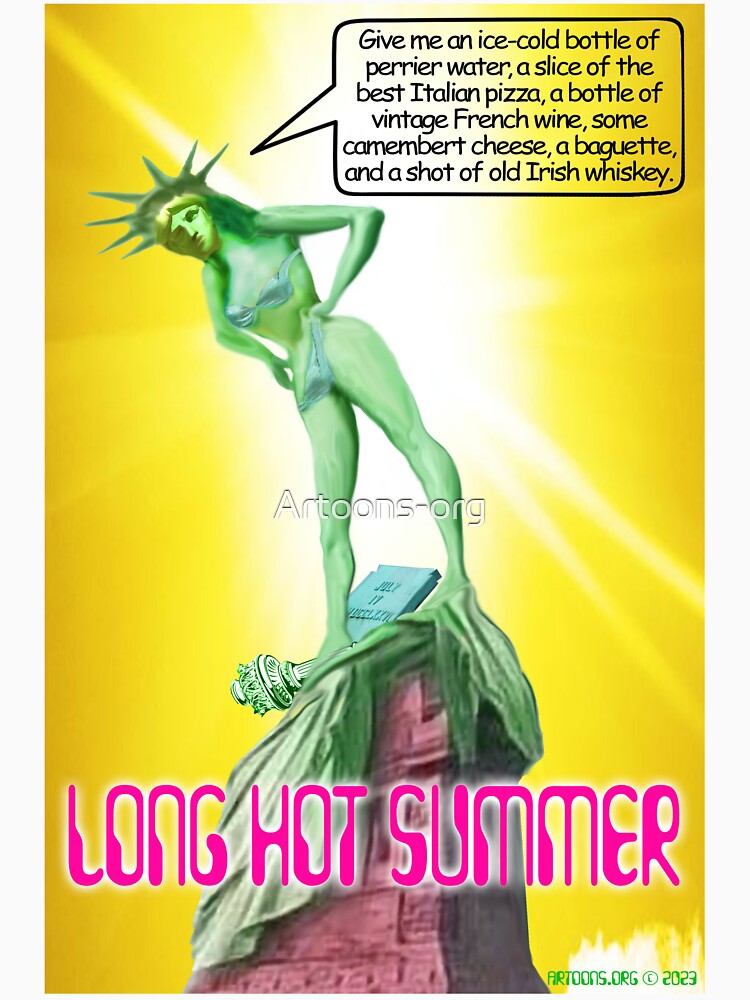 Thumbnail 7 of 7, Essential T-Shirt, Long Hot Summer designed and sold by Artoons-org.