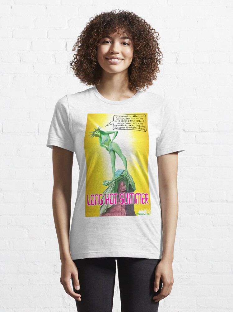 Thumbnail 6 of 7, Essential T-Shirt, Long Hot Summer designed and sold by Artoons-org.