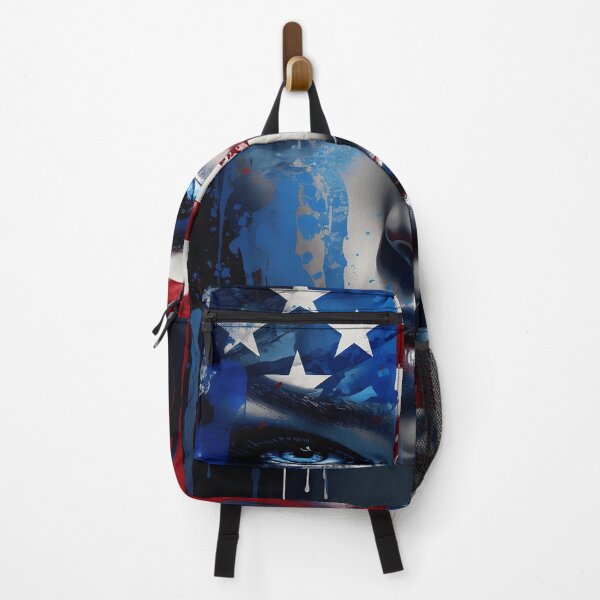 Item preview, Abstract American flag digital print designed and sold by dcrc.