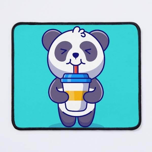 Item preview, Panda Perks: Cute Panda Drinking Coffee - Adorable Illustration designed and sold by hjian8219.