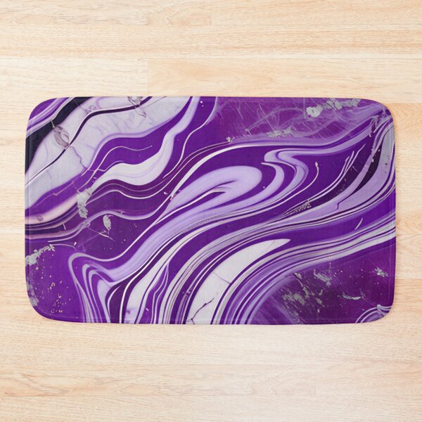 Item preview, Purple & White Marble Symphony #8 designed and sold by BirdsnStuff.