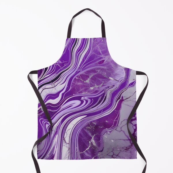 Item preview, Purple & White Marble Symphony #8 designed and sold by BirdsnStuff.