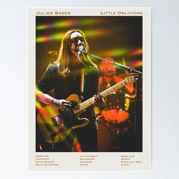 Artikel-Vorschau von Julien Baker Little Oblivions Druck, designt und verkauft von ellalbrettt.