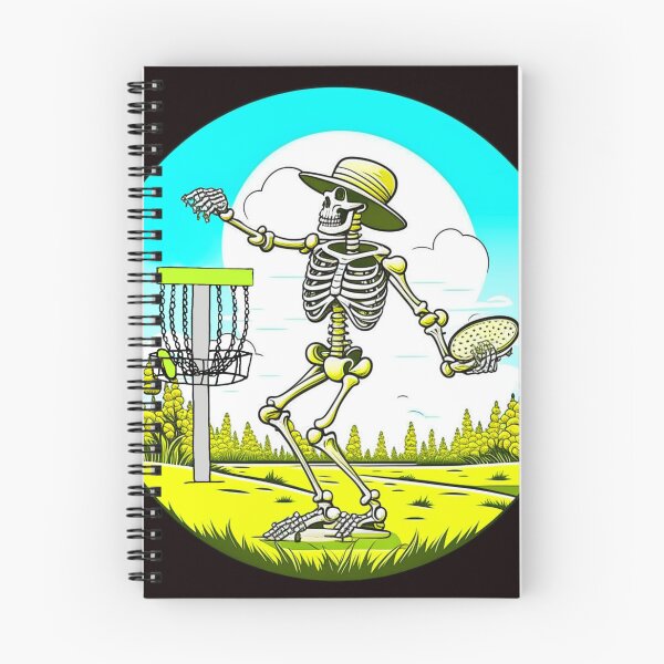 Artikelvorschau, Skelett spielt Discgolf entworfen und verkauft von wheresthekarma.